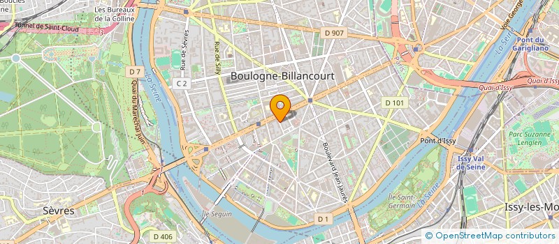 localisation de l'entreprise ECOLE DES TECHNIQUES DE L'INFORMATION DE LA COMMUNICATION ET DU COMMERCE à BOULOGNE-BILLANCOURT