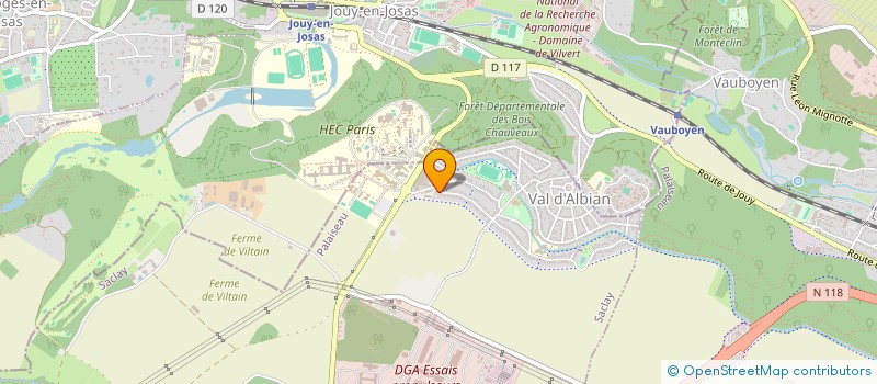 localisation de l'entreprise ECOLE DES TECHNIQUES INTERNATIONALES DE KINESIOLOGIE 8  SACLAY