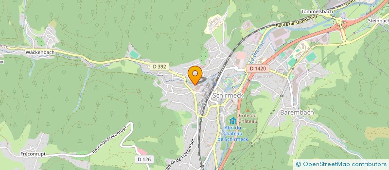 localisation de l'entreprise ECOLE DES TECHNIQUES NOUVELLES  LA BROQUE