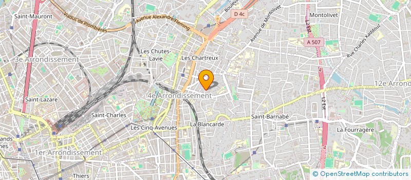 localisation de l'entreprise ECOLE DES WINNERS (EW) à MARSEILLE