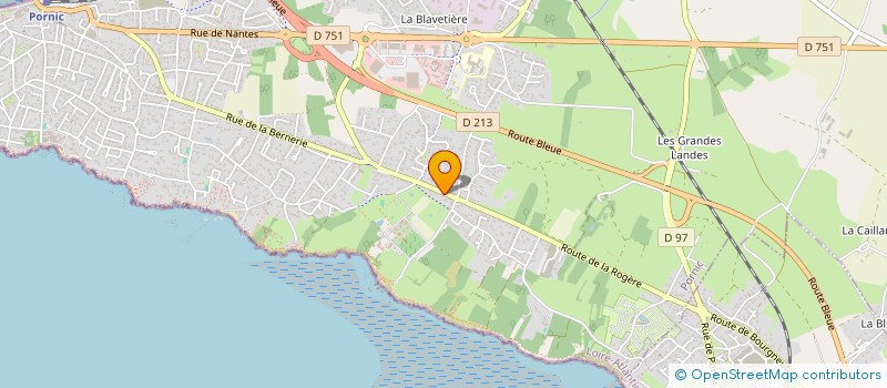 localisation de l'entreprise ECOLE DIWAN DE PORNIC  PORNIC