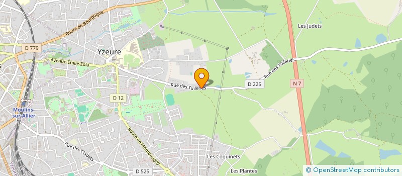 localisation de l'entreprise ECOLE DU CHAT D'AUVERGNE  YZEURE