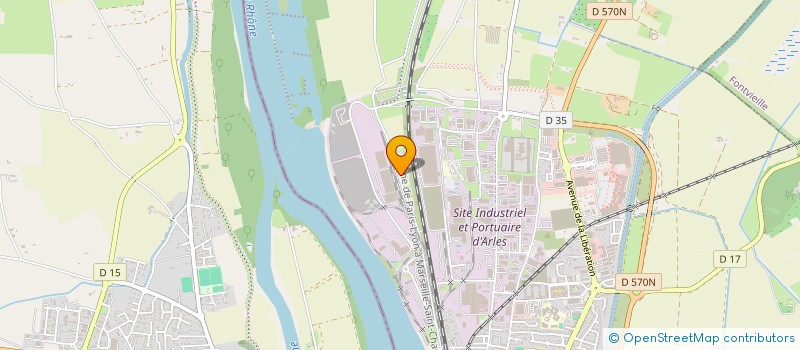 localisation de l'entreprise ECOLE DU CHAT DU PAYS D'ARLES COMITE DE DEFENSE DES BETES LIBRES ET DE GESTION DE REFUGE  ARLES