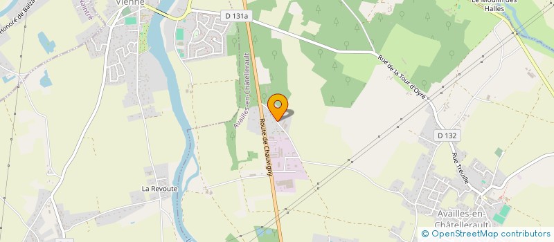 localisation de l'entreprise ECOLE DU CHAT LIBRE  AVAILLES-EN-CHATELLERAULT