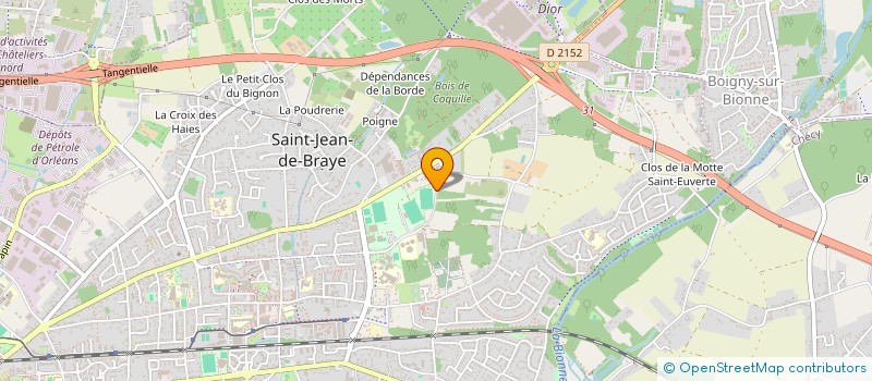 localisation de l'entreprise ECOLE DU CIRQUE GRUSS à SAINT-JEAN-DE-BRAYE