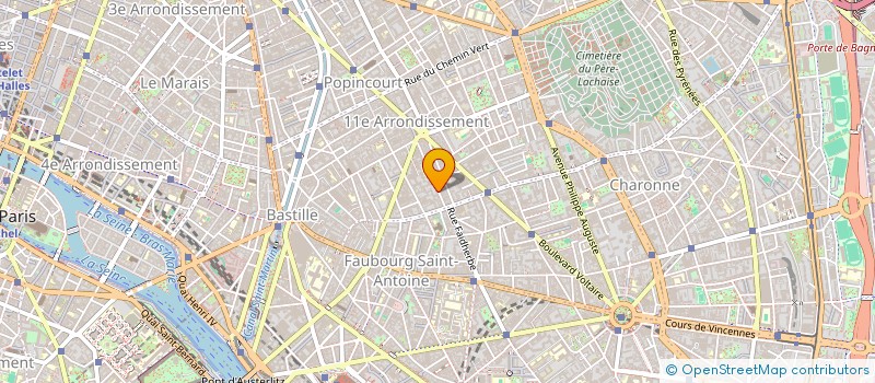 localisation de l'entreprise ECOLE DU CORPS à PARIS