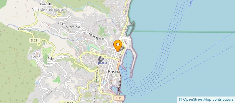 localisation de l'entreprise ECOLE DU DIABETE ET DE LA NUTRITION à BASTIA