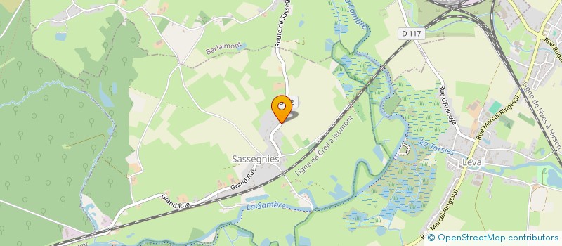 localisation de l'entreprise ECOLE DU DOS DE SAMBRE AVESNOIS à SASSEGNIES
