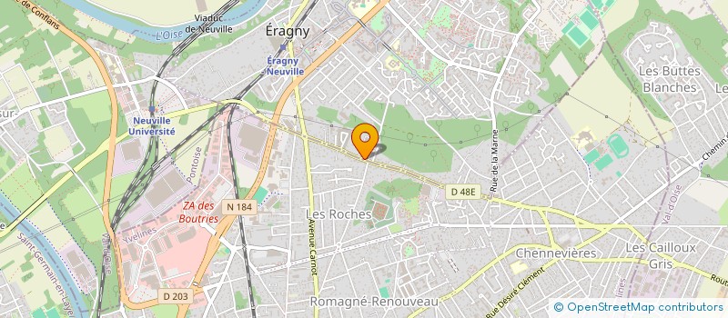 localisation de l'entreprise ECOLE DU DRAGON - THIEU LAM  ERAGNY