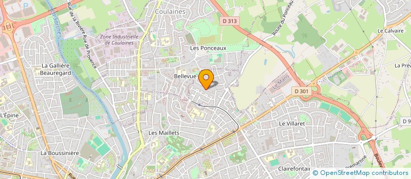 localisation de l'entreprise ECOLE DU NUMERIQUE  LE MANS