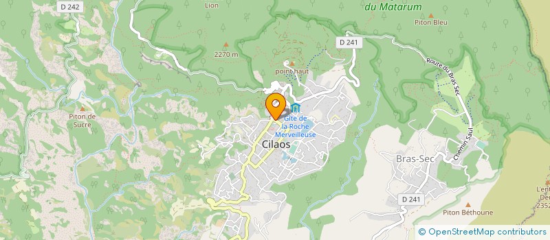 localisation de l'entreprise ECOLE ELEMENT PRIVEE ND DE NEIGES CILAOS à CILAOS