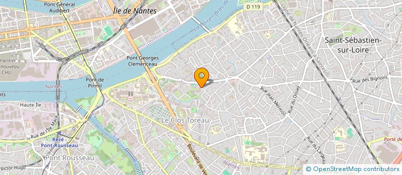 localisation de l'entreprise ECOLE ELEMENTAIRE MARIE CURIE  SAINT-SEBASTIEN-SUR-LOIRE