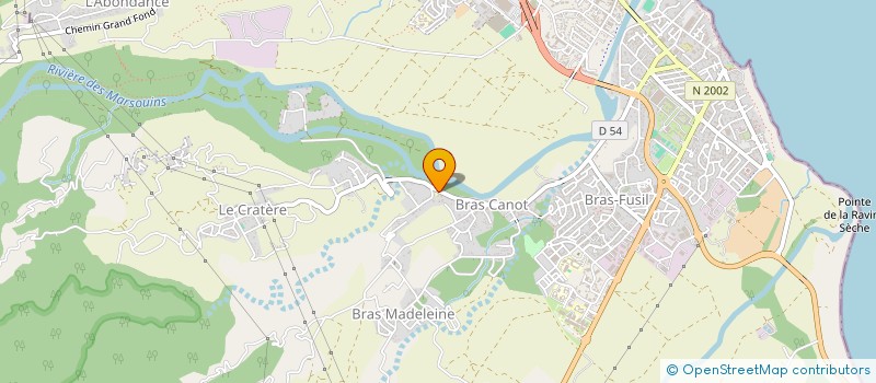localisation de l'entreprise ECOLE ELEMENTAIRE PRIVEE BRAS CANOT à SAINT-BENOIT