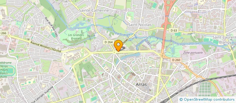 localisation de l'entreprise ECOLE ESSOR ST CHARLES BAUDIMONT SOLIDARITE OUEST AFRIQUE à ARRAS