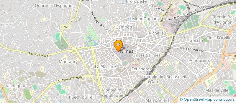 localisation de l'entreprise ECOLE ET SOCIALISME  NIMES