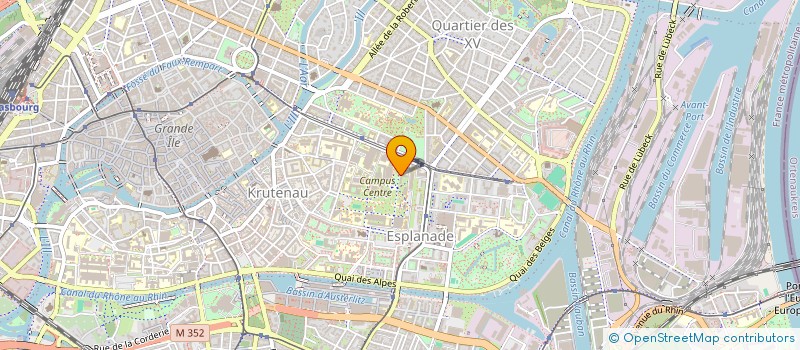 localisation de l'entreprise ECOLE EUROP HAUTES ETUDES INDUSTR CHIMIQ à STRASBOURG