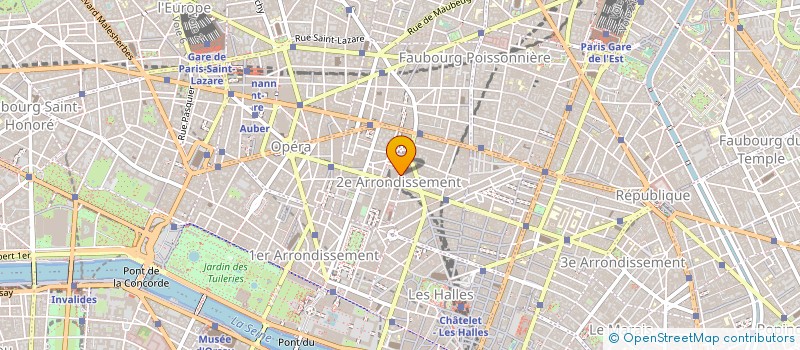 localisation de l'entreprise ECOLE EUROPEENNE DES METIERS DE L'INTERNET à PARIS