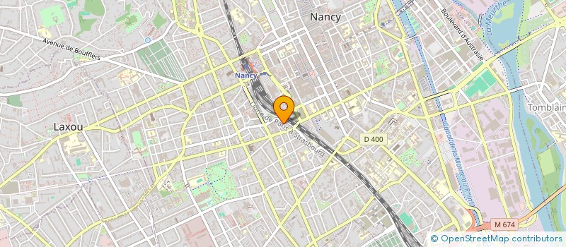 localisation de l'entreprise ECOLE EUROPEENNE KINESITHERAP.ERGOTHERAP  NANCY