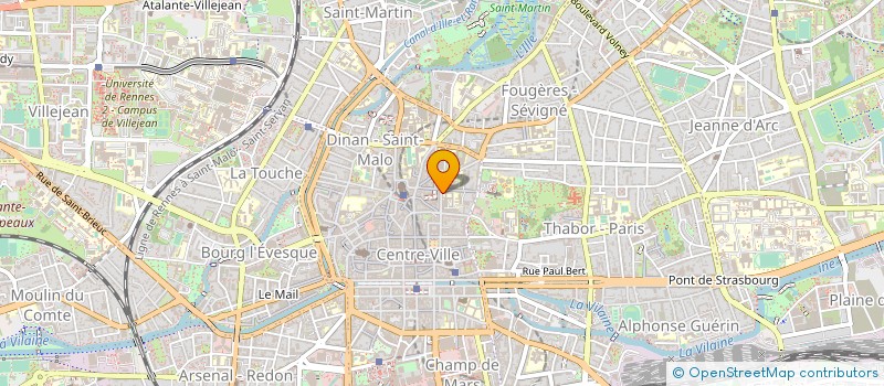 localisation de l'entreprise ECOLE EUROPEENNE SUPERIEURE D'ART DE BRETAGNE à RENNES