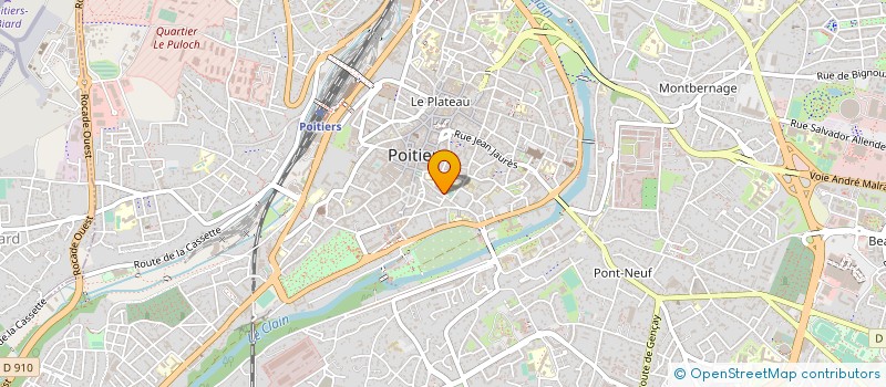 localisation de l'entreprise ECOLE EUROPEENNE SUPERIEURE DE L IMAGE à POITIERS