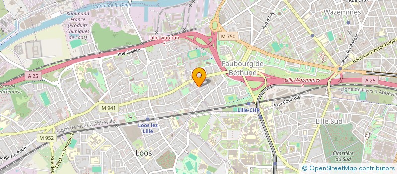 localisation de l'entreprise ECOLE & FAMILLE NOTRE DAME DES VICTOIRES à LILLE