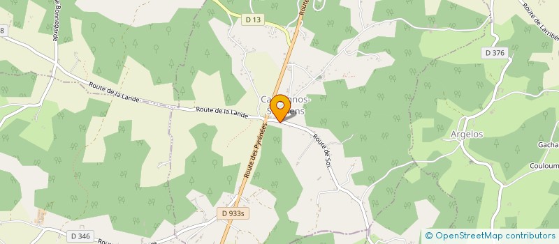 localisation de l'entreprise ECOLE FASCIOLOGIE INTERNATIONALE  CASTAIGNOS-SOUSLENS