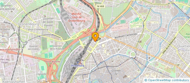 localisation de l'entreprise ECOLE FAX à STRASBOURG