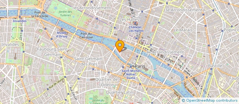 localisation de l'entreprise ECOLE FORM PROFE BARRE COURS APPEL PARIS à PARIS