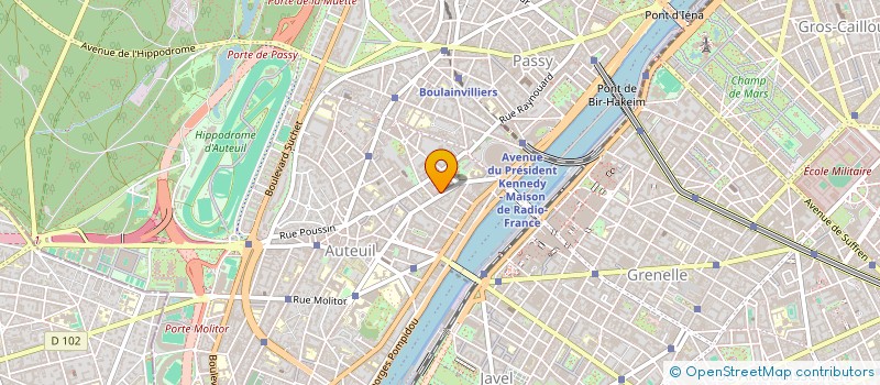 localisation de l'entreprise ECOLE FORMATION PROFESSIONNEL FEMME à PARIS