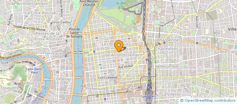 localisation de l'entreprise ECOLE FR FORMATION ESTHETIQUE COSMETIC  LYON