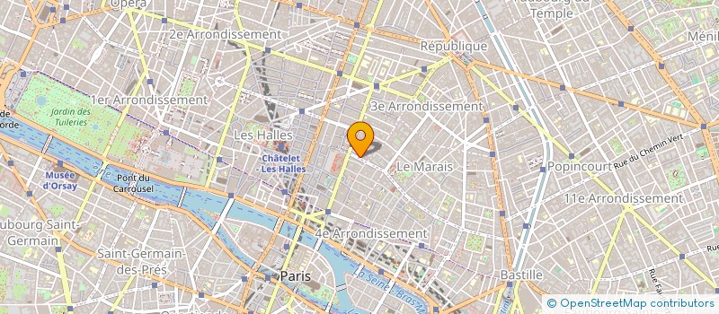 localisation de l'entreprise ECOLE FR POUR INTERNATIONAL (E.F.I) à PARIS