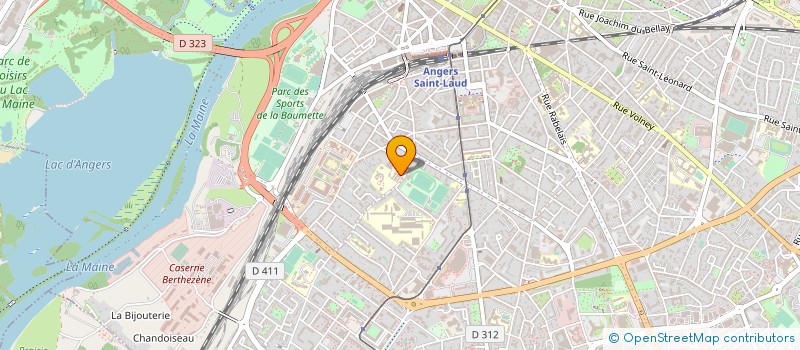 localisation de l'entreprise ECOLE FRANCAISE D'ENLUMINURE à ANGERS