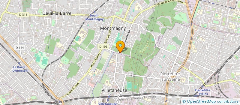 localisation de l'entreprise ECOLE FRANCAISE DE CROUPIER DE POKER  MONTMAGNY