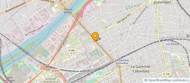 localisation de l'entreprise ECOLE FRANCAISE DE FORMATION ROUTIERE à COLOMBES