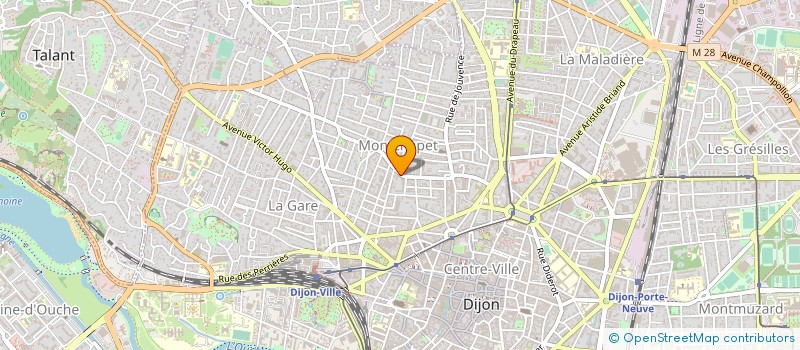localisation de l'entreprise ECOLE FRANCAISE DE MASSAGE à DIJON