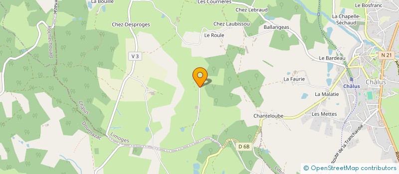 localisation de l'entreprise ECOLE FRANCAISE DE POKER à CHALUS