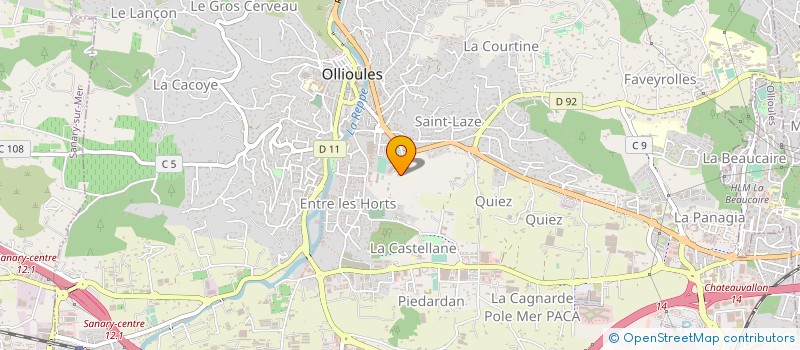 localisation de l'entreprise ECOLE FRANCAISE DE YOGA DE PROVENCE à OLLIOULES