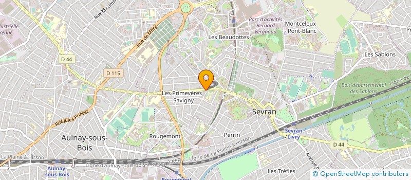 localisation de l'entreprise ECOLE FRANCAISE DES PERMIS DE CONDUIRE à SEVRAN