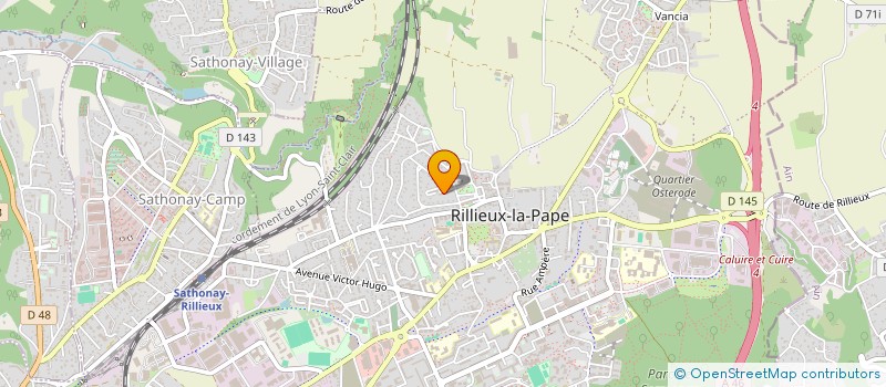 localisation de l'entreprise ECOLE FRANCAISE DU TAXI  RILLIEUX-LA-PAPE