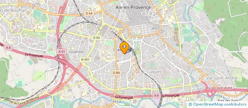 localisation de l'entreprise ECOLE GENERALE ET TECHNOLOGI PRIVEE à AIX-EN-PROVENCE