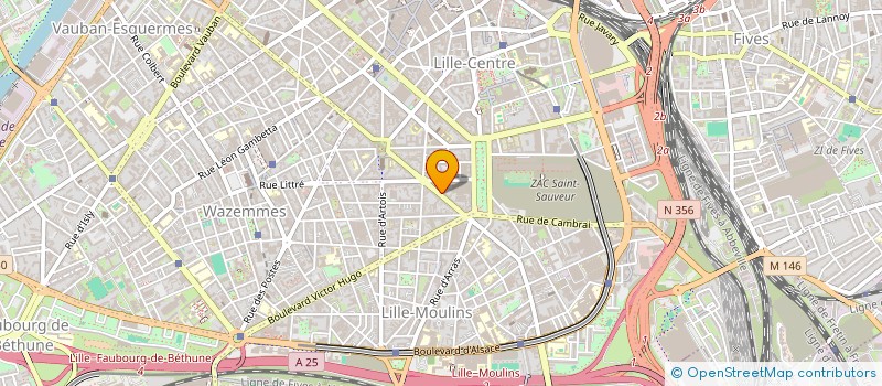 localisation de l'entreprise ECOLE GRANDS PARENTS EUROPEENS NORD à LILLE