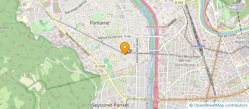 localisation de l'entreprise ECOLE GRENOBLOISE DE VOL LIBRE à FONTAINE