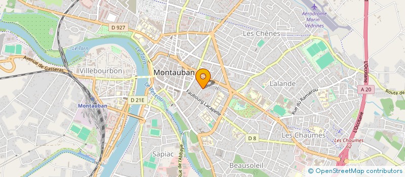 localisation de l'entreprise ECOLE HOMEOPATHIE DE TOULOUSE à MONTAUBAN