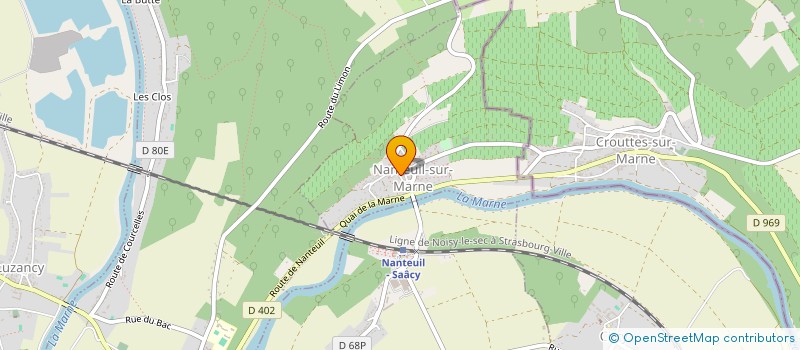 localisation de l'entreprise ECOLE HORIZONS  NANTEUIL-SUR-MARNE