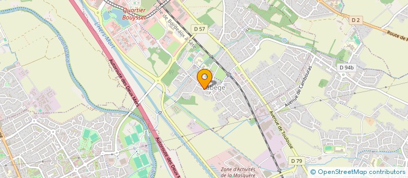 localisation de l'entreprise ECOLE INTERCOMMUNAL MUSIQUE SUD EST TLSE  LABEGE