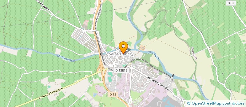 localisation de l'entreprise ECOLE INTERCOMMUNALE DE MUSIQUE à SAINT-THIBERY