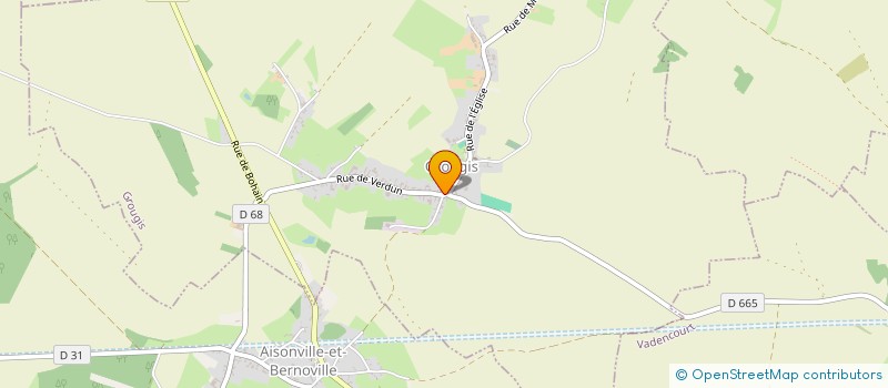 localisation de l'entreprise ECOLE INTERCOMMUNALE DE TAI-DO DE GROUGIS  GROUGIS