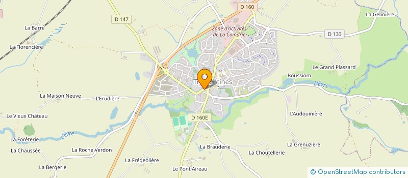 localisation de l'entreprise ECOLE INTERCOMMUNALE MUSIQUE à TREMENTINES