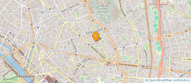 localisation de l'entreprise ECOLE INTERN FORMAT EVANGELISATION  PARIS