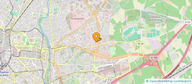 localisation de l'entreprise ECOLE INTERNAT. HYDRO-ESTHETIQUE à MONTPELLIER